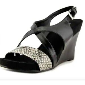 Nearly New Aerosole Wedge Sandals